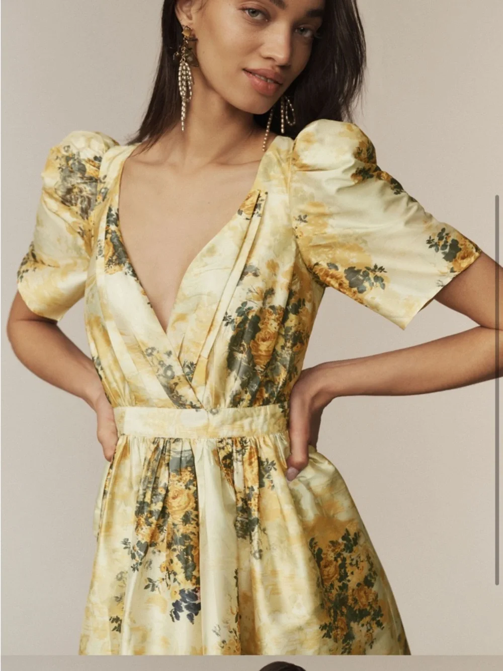 BHLDN Aurora Puff Sleeve Maxi Dress - Picture 2 of 7